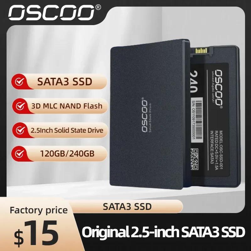 OSCOO ָ Ʈ ̺, Ʈ ũž,  SSD ϵ ũ, 3D TLC NAND ÷, SATA3 SSD, 120GB, 240GB, 2.5 ġ